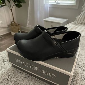 Black Matte Dansko Clog Shoes